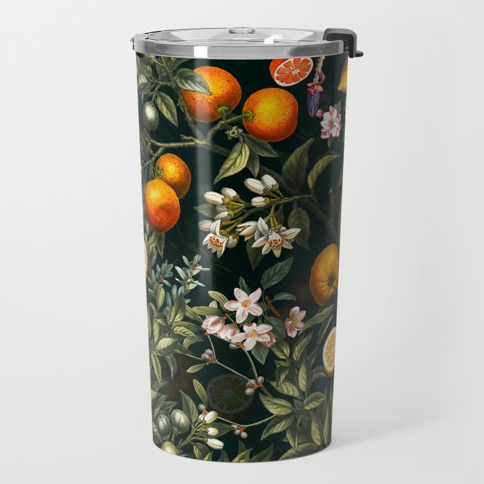 Vintage Fruit Pattern XXII Travel Mug Gallery Image 2