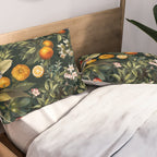 Vintage Fruit Pattern XXII Pillow Sham Gallery Image 2