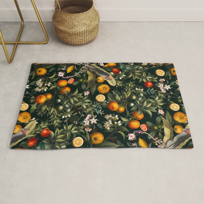 Vintage Fruit Pattern XXII Rug Gallery Image 1
