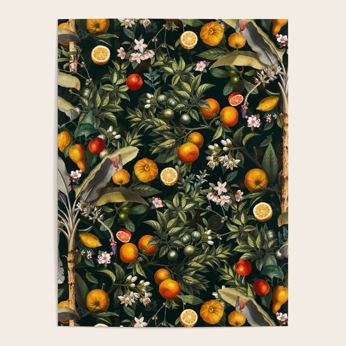 Vintage Fruit Pattern XXII Poster Gallery Image 4