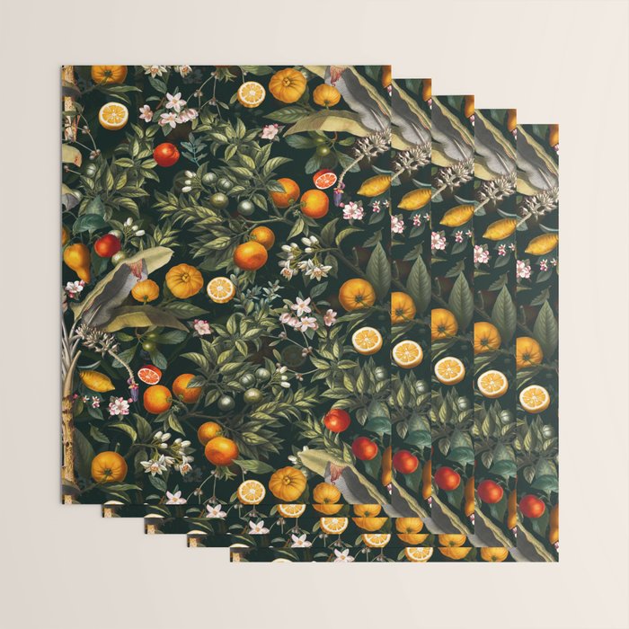 Vintage Fruit Pattern XXII Wrapping Paper Gallery Image 3