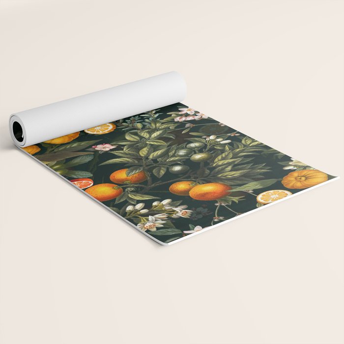 Vintage Fruit Pattern XXII Yoga Mat Gallery Image 2