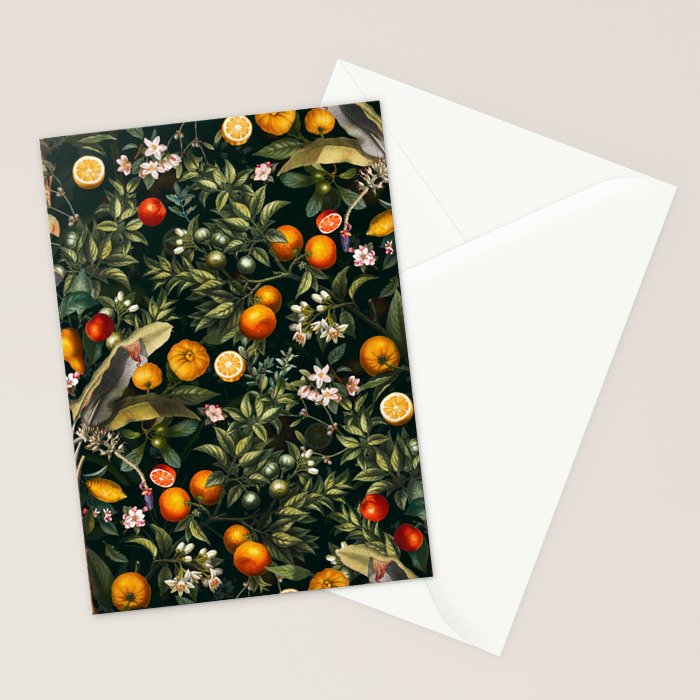 Vintage Fruit Pattern XXII Stationery Card Gallery Image 2