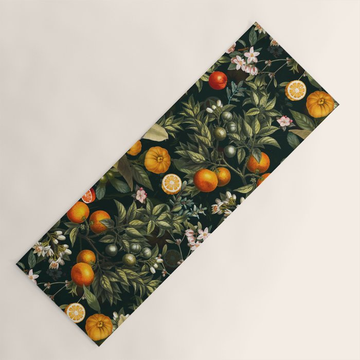 Vintage Fruit Pattern XXII Yoga Mat Gallery Image 1