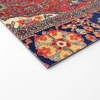 Farahan Arak West Persian Rug Print Welcome Mat Gallery Image 2