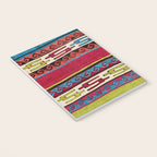 Turkish Antique Kilim Print with Horizontal Stripes  Notebook Gallery Image 3