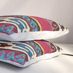 Turkish Antique Kilim Print with Horizontal Stripes  Pillow Sham Gallery Image 3