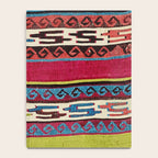 Turkish Antique Kilim Print with Horizontal Stripes  Notebook Gallery Image 4