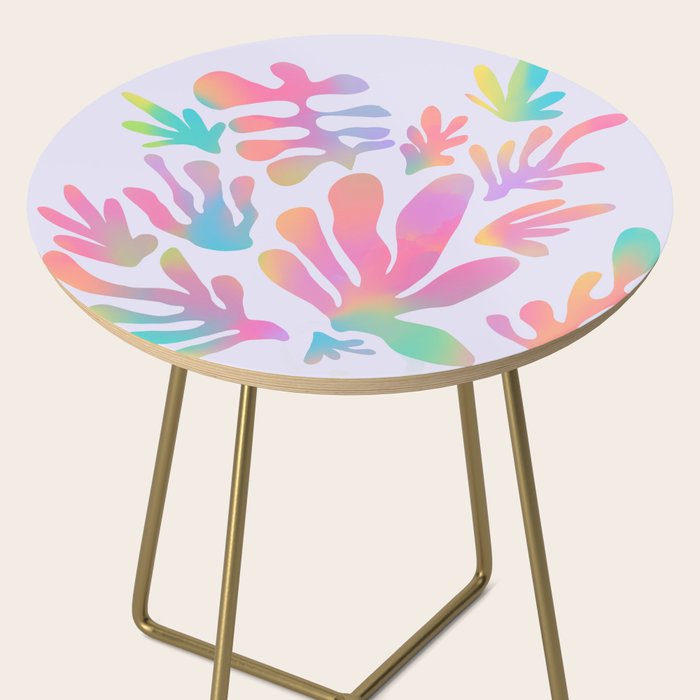Matisse colorful pastel cutouts Side Table Gallery Image 2