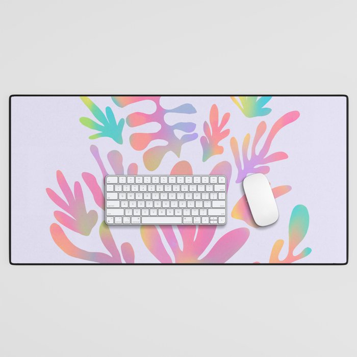 Matisse colorful pastel cutouts Desk Mat Gallery Image 1