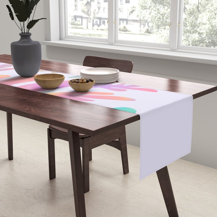 Matisse colorful pastel cutouts Table Runner Gallery Image 2