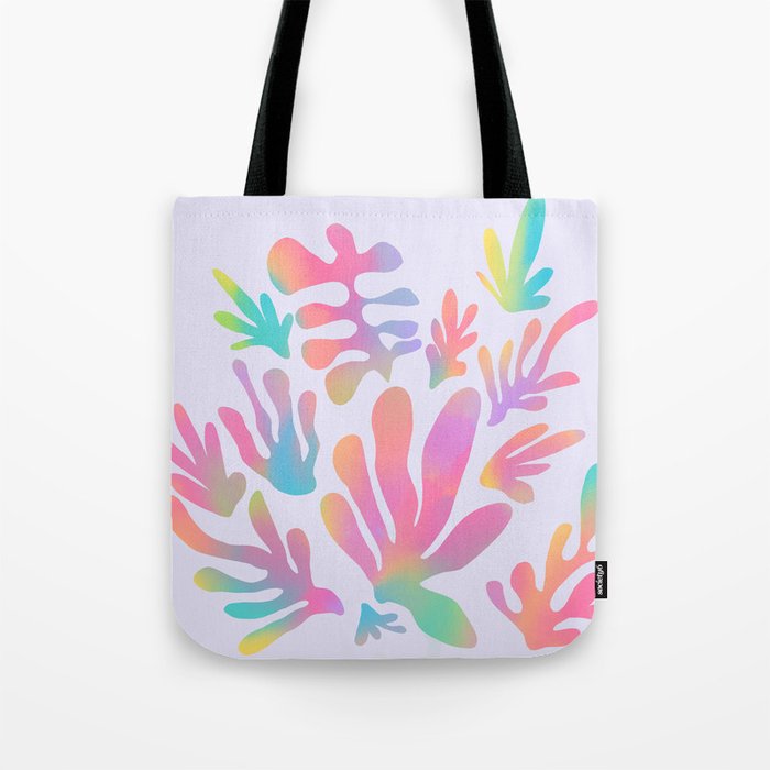 Matisse colorful pastel cutouts Tote Bag Gallery Image 1