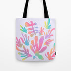 Matisse colorful pastel cutouts Tote Bag Gallery Image 1
