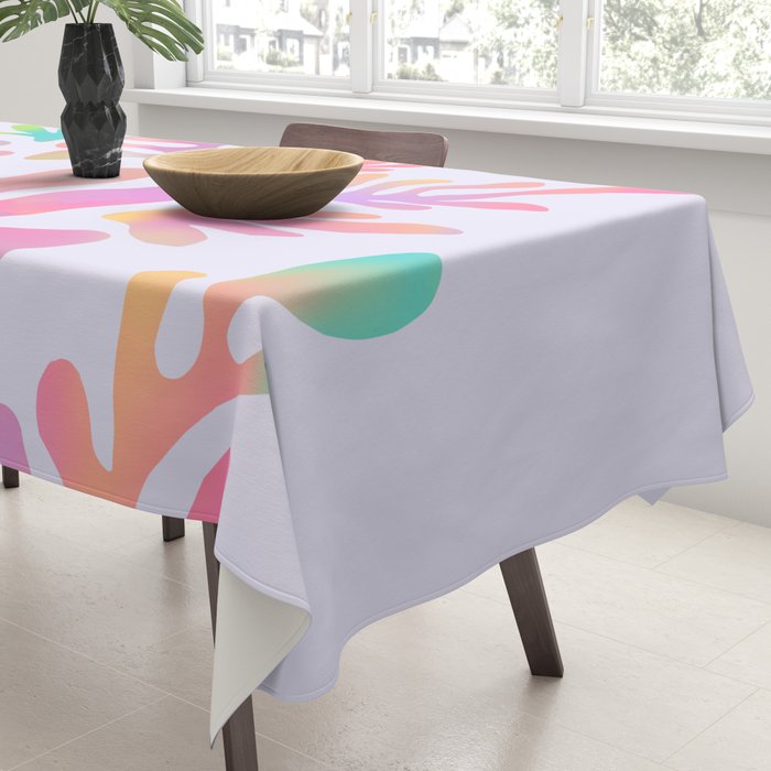 Matisse colorful pastel cutouts Tablecloth Gallery Image 3
