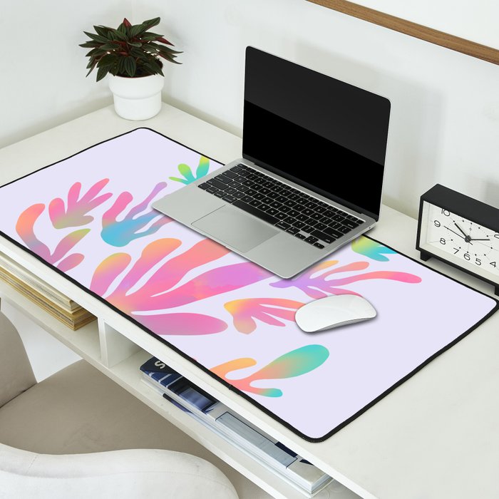 Matisse colorful pastel cutouts Desk Mat Gallery Image 2