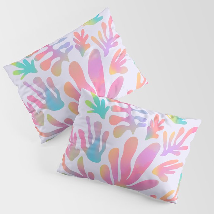 Matisse colorful pastel cutouts Pillow Sham Gallery Image 3