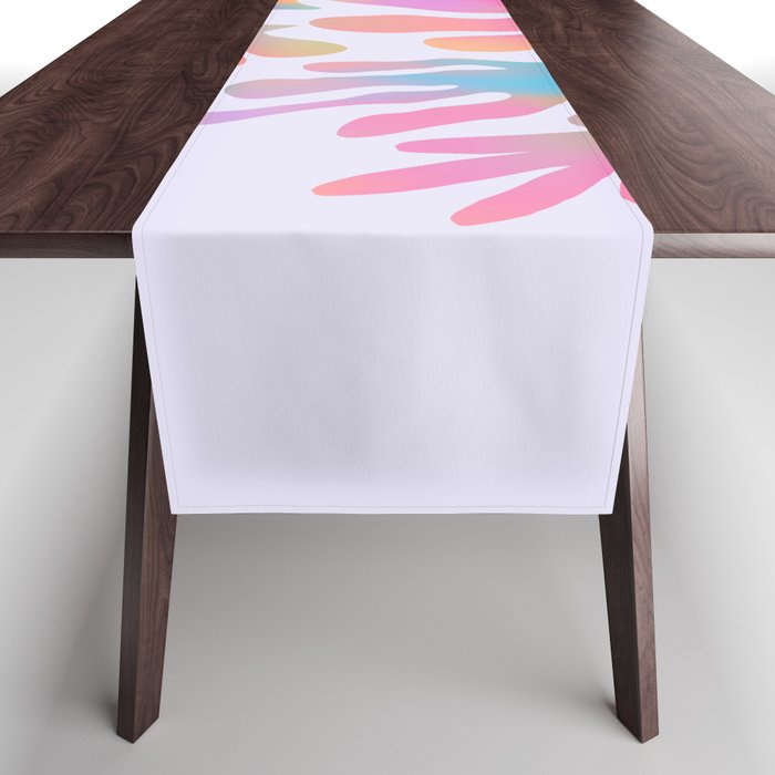 Matisse colorful pastel cutouts Table Runner Gallery Image 1