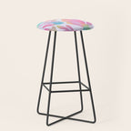 Matisse colorful pastel cutouts Stool Gallery Image 1