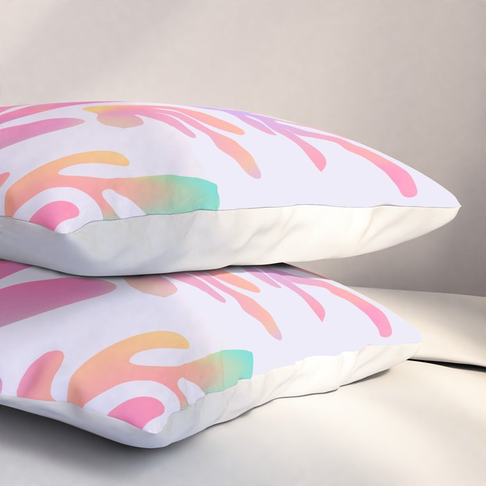 Matisse colorful pastel cutouts Pillow Sham Gallery Image 3