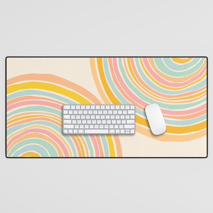 Rainbow Reflections Desk Mat Gallery Image 1