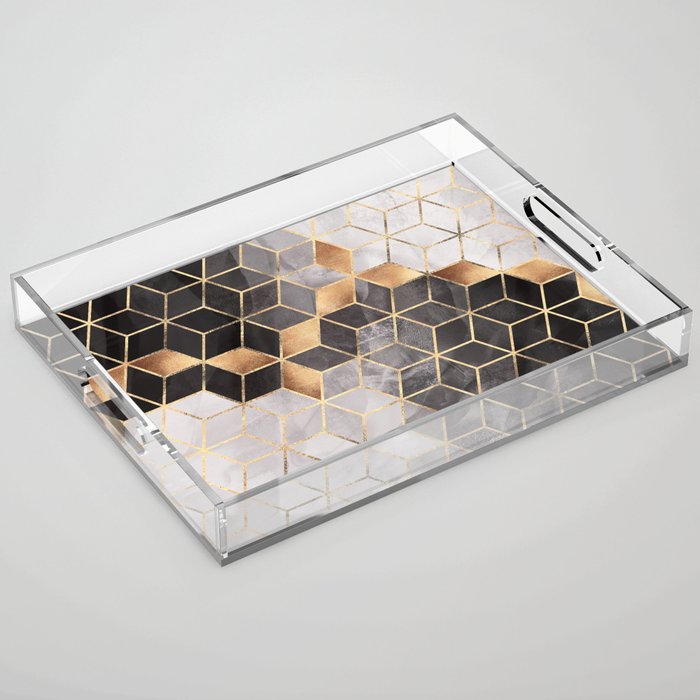 Smoky Cubes Acrylic Tray Gallery Image 1