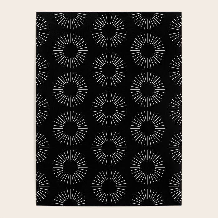 Minimalist Sunray Pattern IX Poster Gallery Image 4