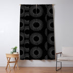 Minimalist Sunray Pattern IX Window Curtain Gallery Image 5