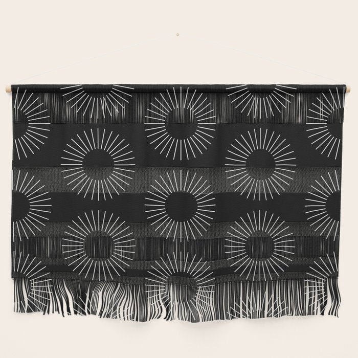 Minimalist Sunray Pattern IX Wall Hanging Gallery Image 1