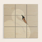 White Swan Wood Wall Art Gallery Image 1