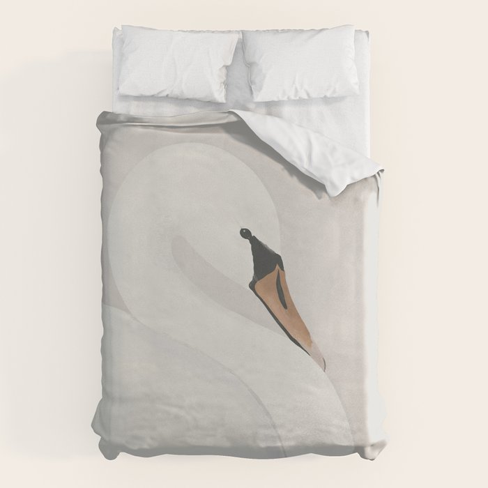 White Swan Duvet Cover Gallery Image 1