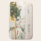 Lemon Tree in Alley of Old Town of Lisbon - Portugal Travel Photography Bath Mat Gallery Image 2