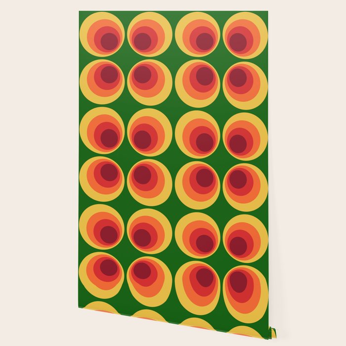 Retro Mod Circle Pattern 522 Wallpaper Gallery Image 2