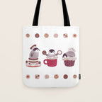 Cookie & cream & penguin Tote Bag Gallery Image 1