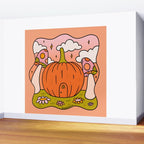 Pumpkin Cottage Wall Mural Gallery Image 2