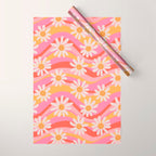 Wavy Daisies Wrapping Paper Gallery Image 1
