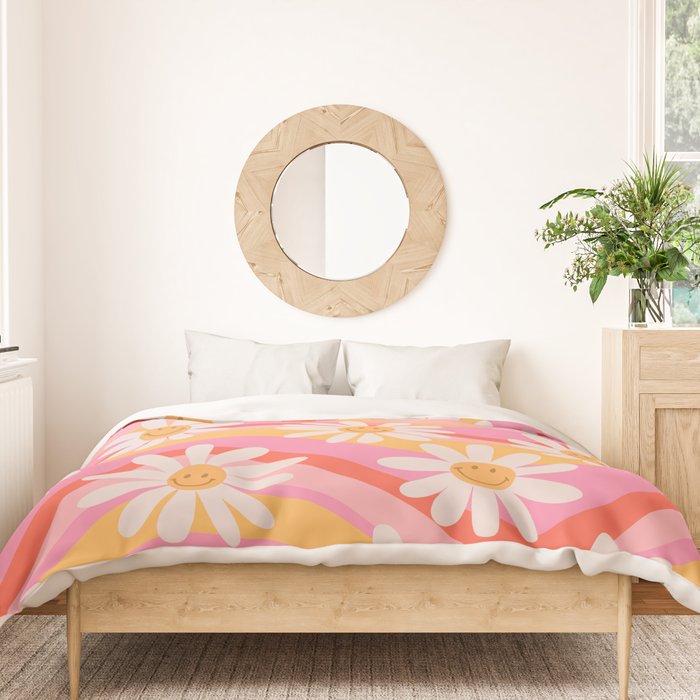 Wavy Daisies Duvet Cover Gallery Image 3
