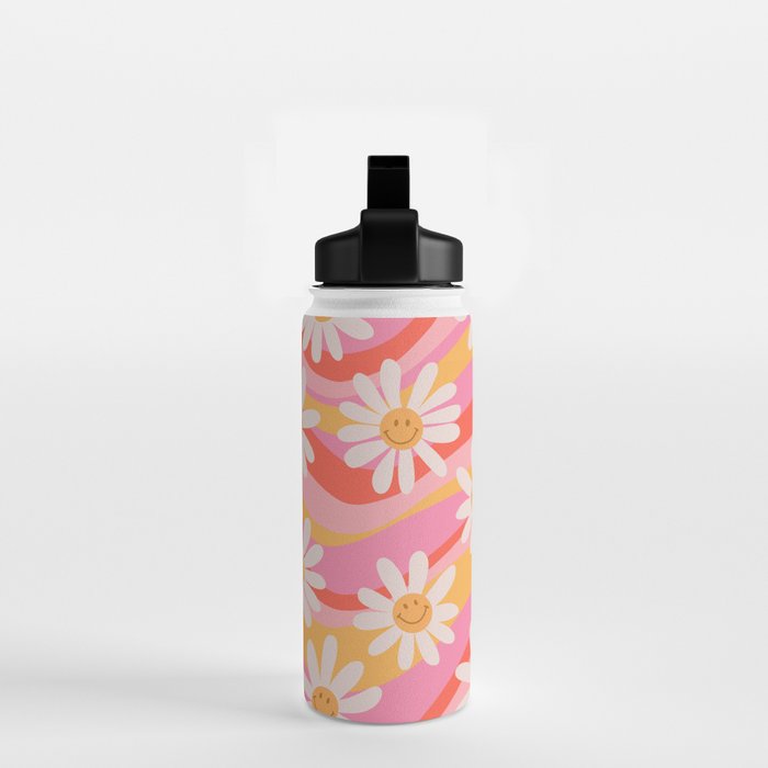 Wavy Daisies Water Bottle Gallery Image 2