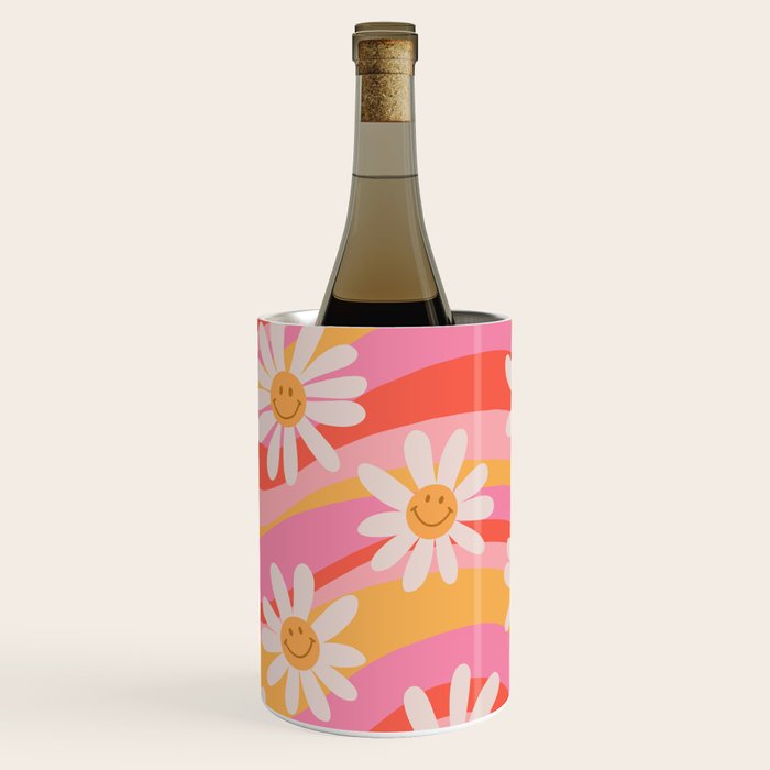 Wavy Daisies Wine Chiller Gallery Image 2