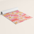 Wavy Daisies Yoga Mat Gallery Image 2