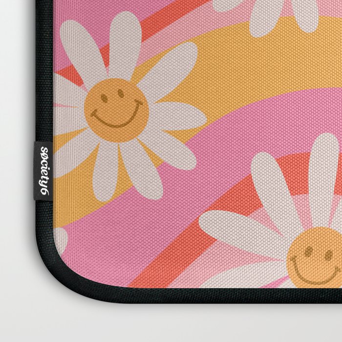 Wavy Daisies Laptop Sleeve Gallery Image 3