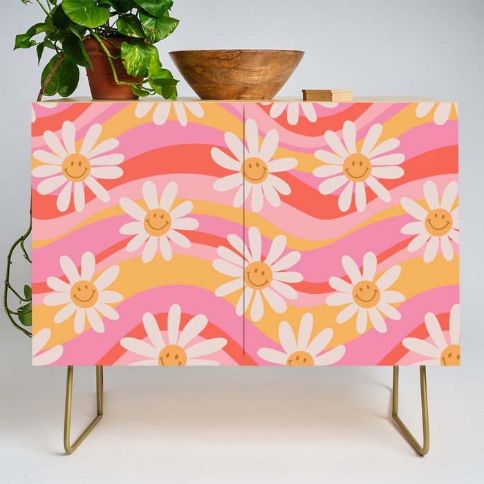 Wavy Daisies Credenza Gallery Image 1