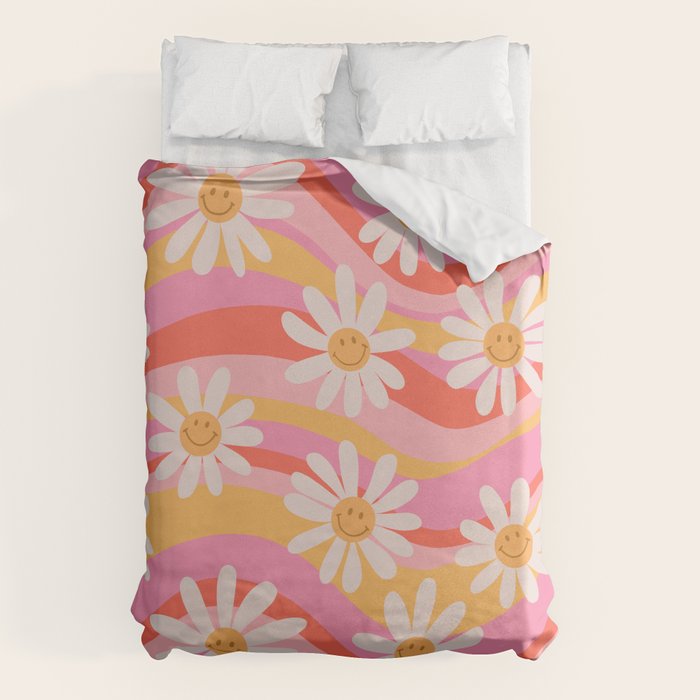 Wavy Daisies Duvet Cover Gallery Image 6