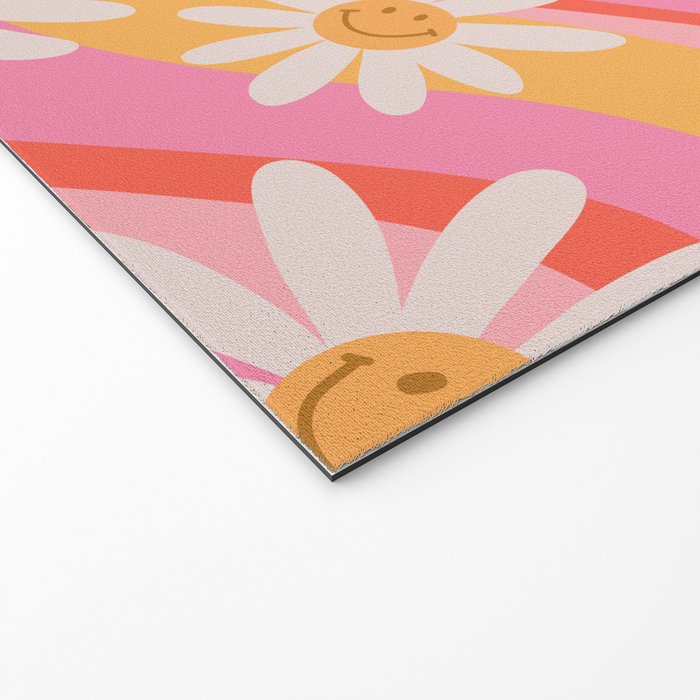 Wavy Daisies Welcome Mat Gallery Image 2