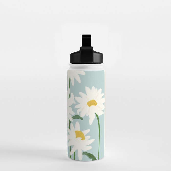 Flower Market - Oxeye daisies Water Bottle Gallery Image 2