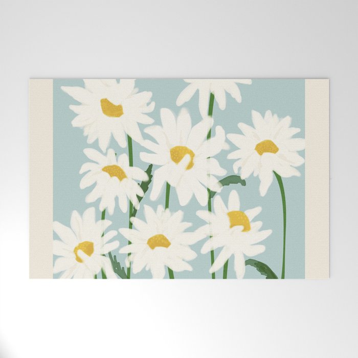 Flower Market - Oxeye daisies Welcome Mat Gallery Image 1