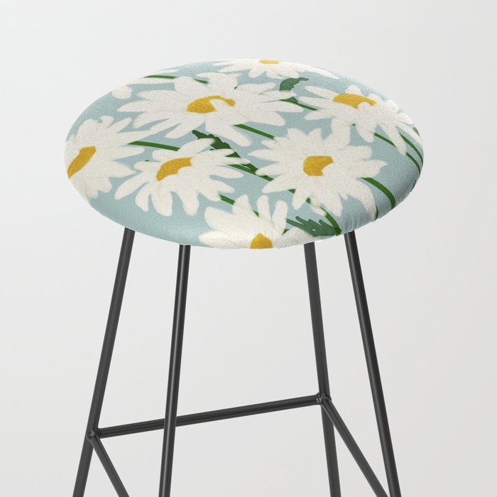 Flower Market - Oxeye daisies Stool Gallery Image 2