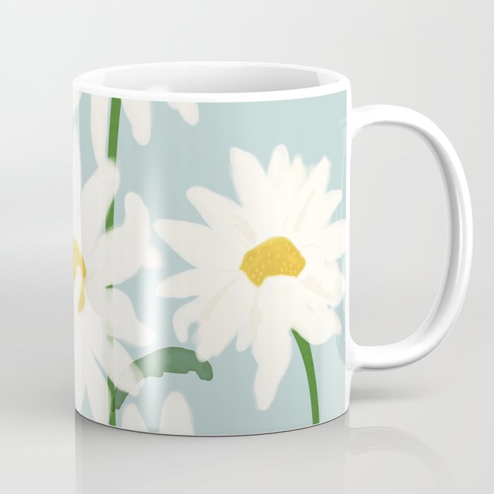 Flower Market - Oxeye daisies Coffee Mug Gallery Image 1