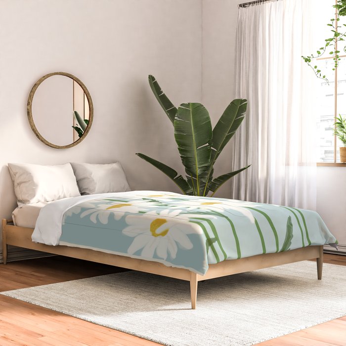 Flower Market - Oxeye daisies Comforter Gallery Image 2