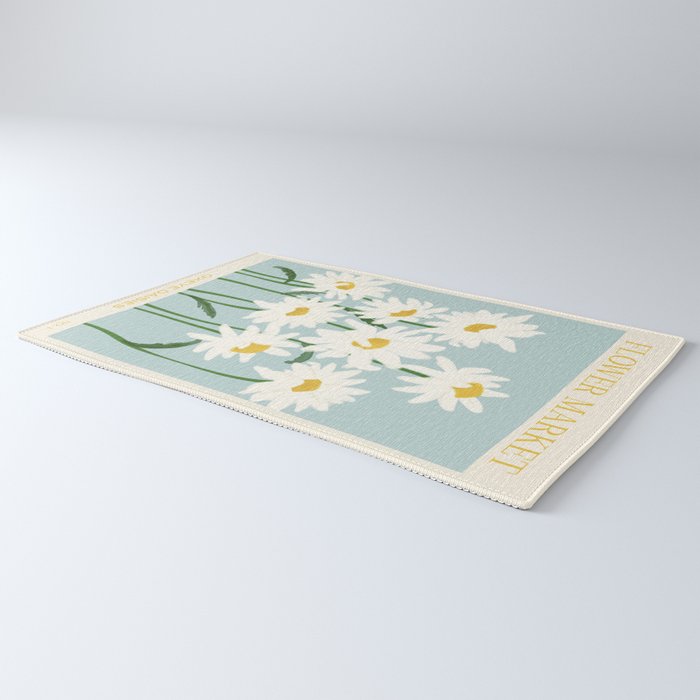 Flower Market - Oxeye daisies Rug Gallery Image 3