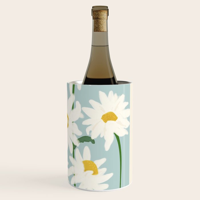 Flower Market - Oxeye daisies Wine Chiller Gallery Image 3